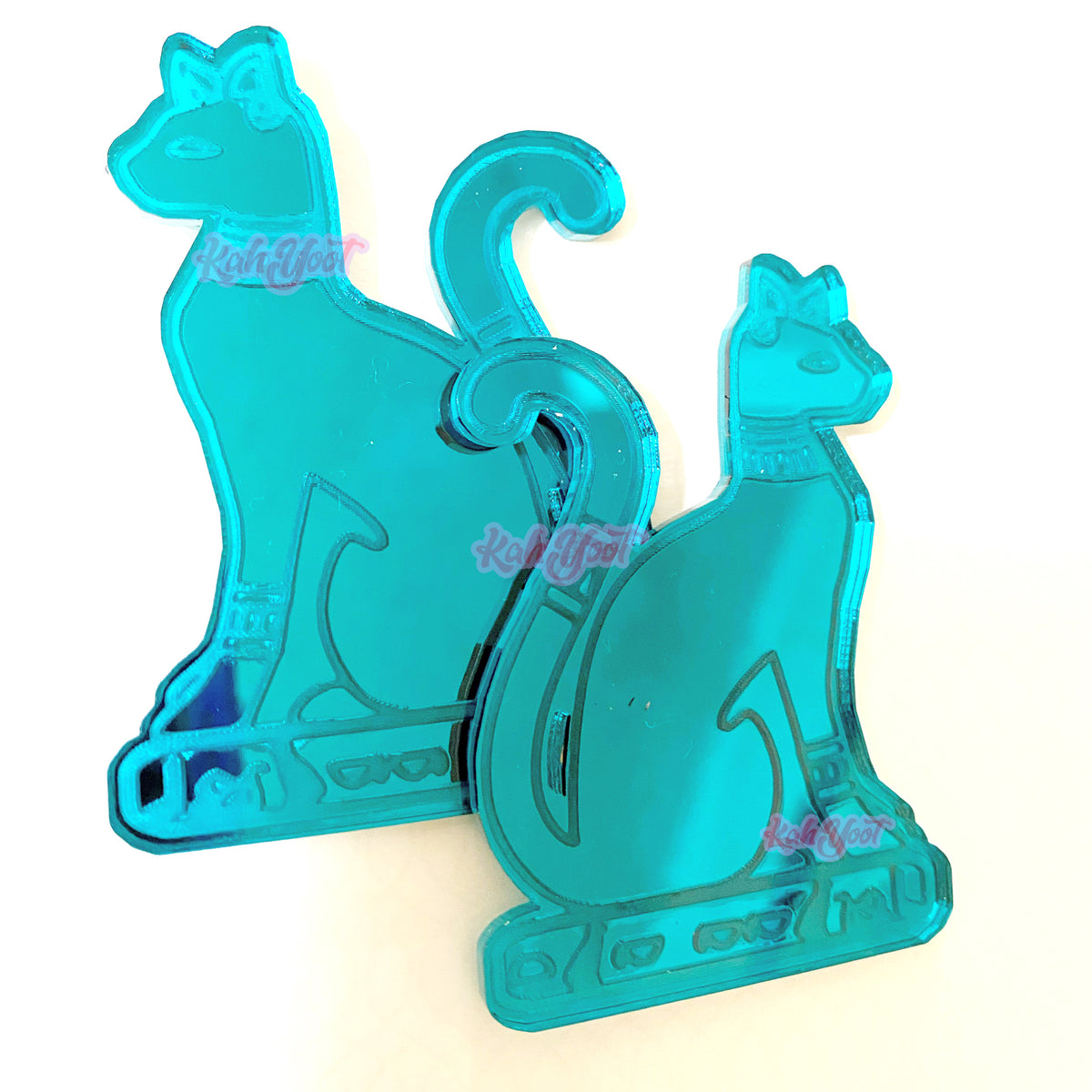 Lyoness, Egyptian Cat, Acrylic Statement Earrings