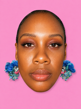 Load image into Gallery viewer, Hand embroidered earrings
