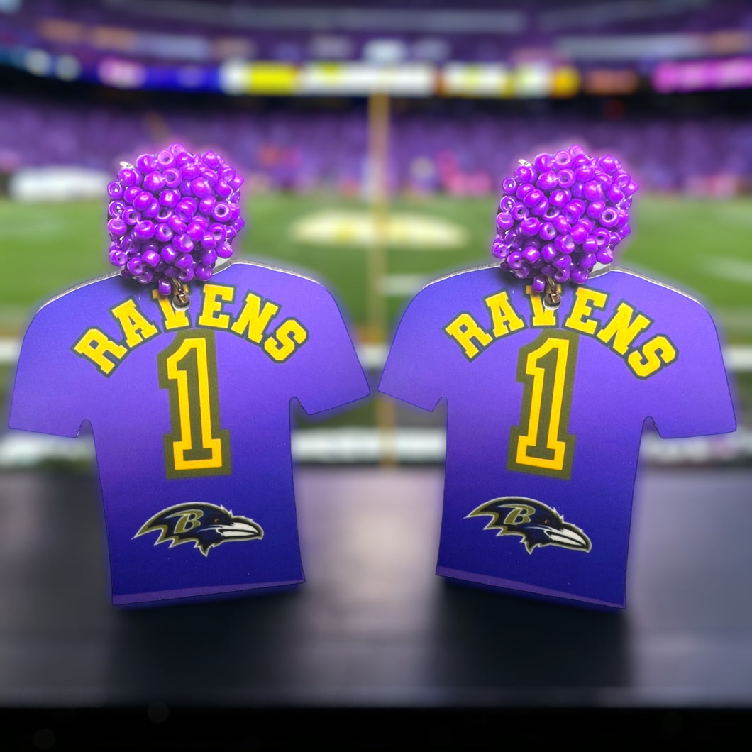 SuperBowl Jersey Earrings