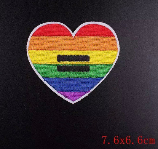 We Are Equal- Iron on Patch,Sew On, Embroidered Patches