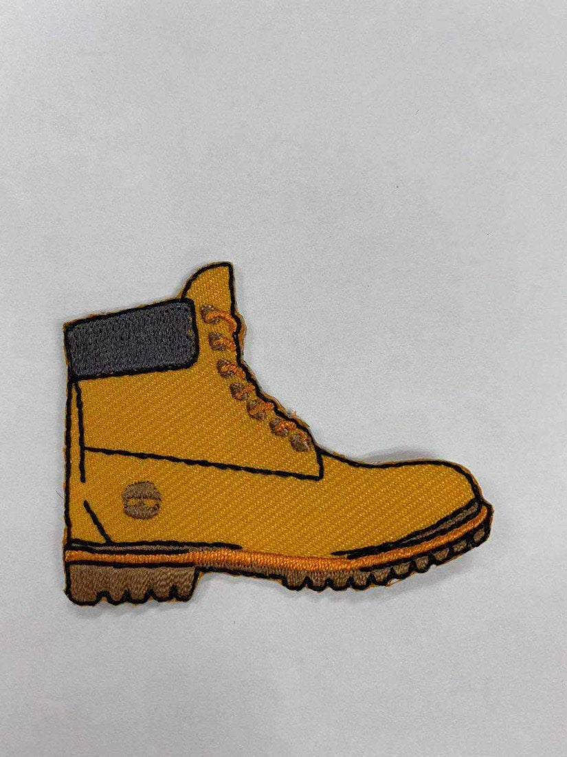 Timberland Boot, Constructs, Best of the 90s, Juice- Iron on Patch,Sew On, Embroidered Patches