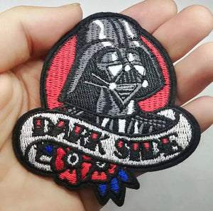 Dark Side, Iron on Patch,Sew On, Embroidered Patches