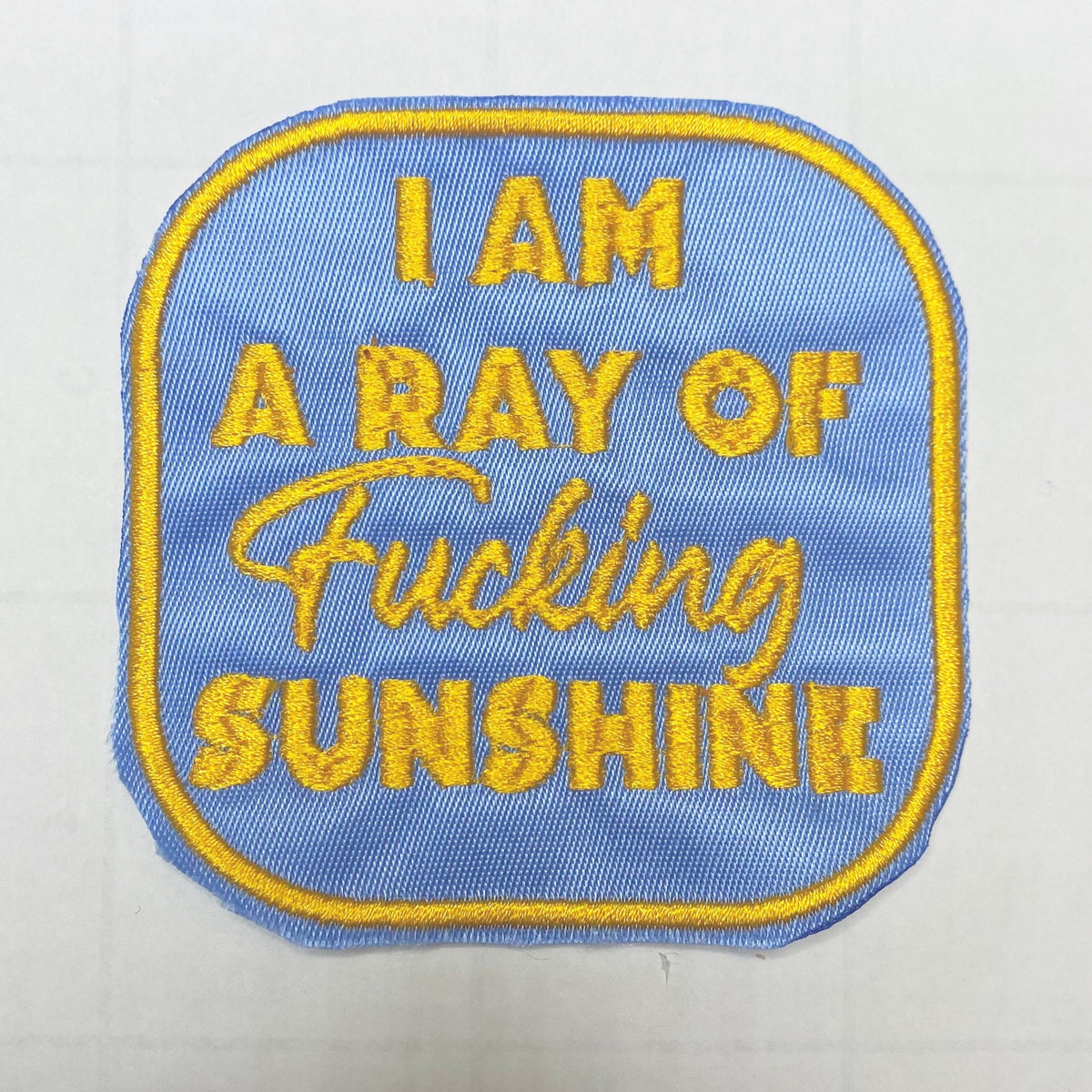 I’m a Ray of sunshine,Iron on Patch,Sew On, Embroidered Patches