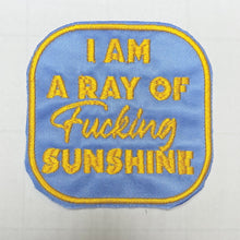 Load image into Gallery viewer, I’m a Ray of sunshine,Iron on Patch,Sew On, Embroidered Patches
