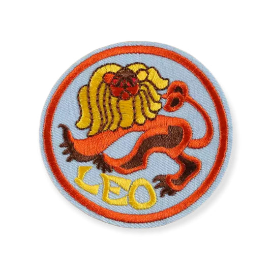 Zodiac LEO Iron on Patch,Sew On, Embroidered Patches