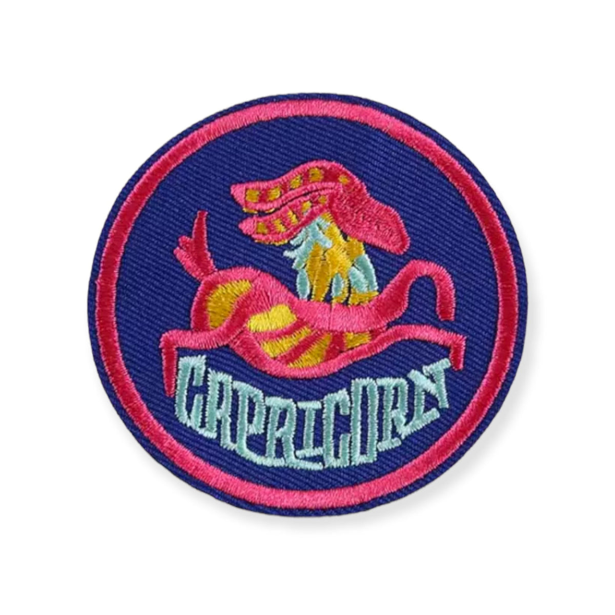 Zodiac CAPRICORN Iron on Patch,Sew On, Embroidered Patches