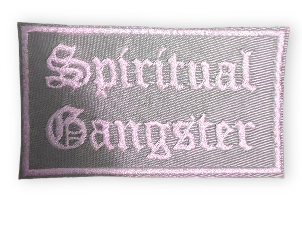 Spiritual Gangster, Iron on Patch,Sew On, Embroidered Patches