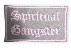 Spiritual Gangster, Iron on Patch,Sew On, Embroidered Patches