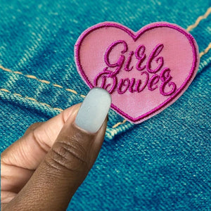 Girl Power Iron on Patch,Sew On, Embroidered Patches