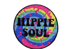 Load image into Gallery viewer, Hippie Soul Iron On Patch | Sew on Embroidered Patches | Aesthetic Patch for decorating | Fun Patch Badge for Crafting
