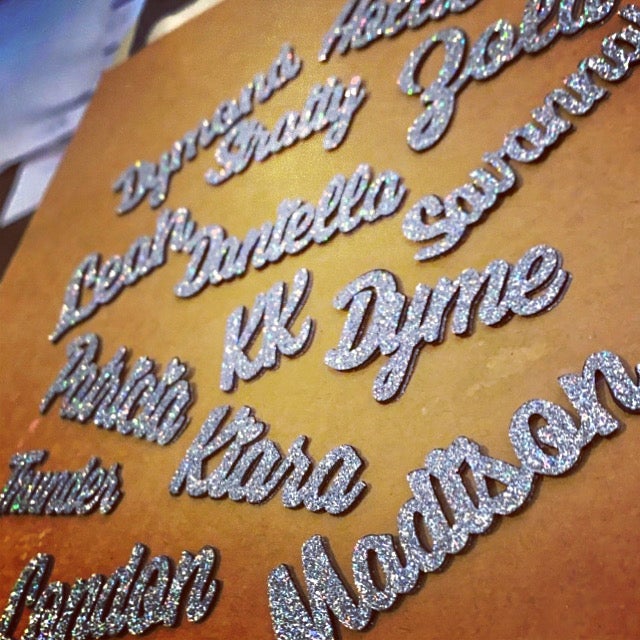 Personalized hair clips