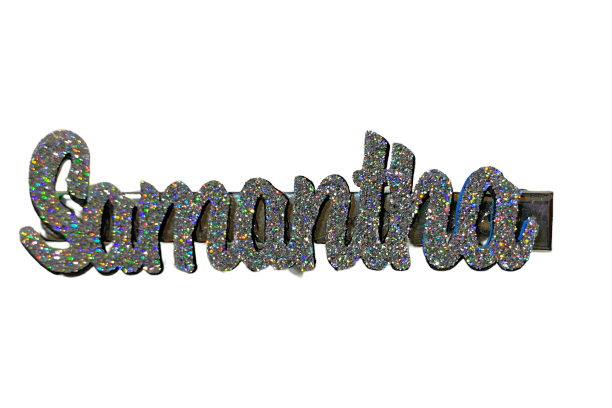 Personalized hair clips
