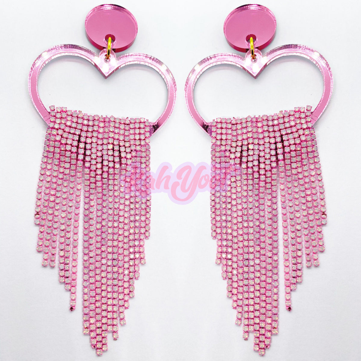 Dripping Hearts, statement earrings, for women, gifts for her