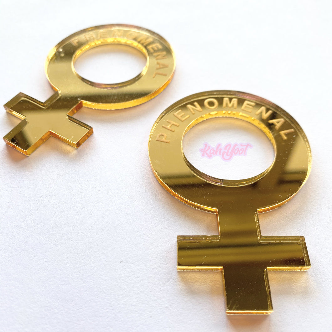 Maya, Maya Angelou, Phenomenal Woman Inspired Statement Earrings